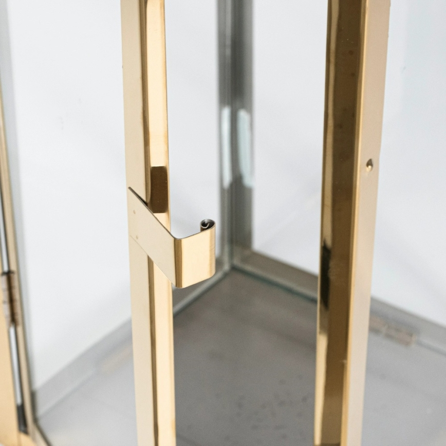 Latarnia dekoracyjna TOWER 38 cm złota