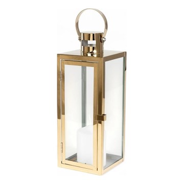 Latarnia dekoracyjna TOWER 49 cm złota