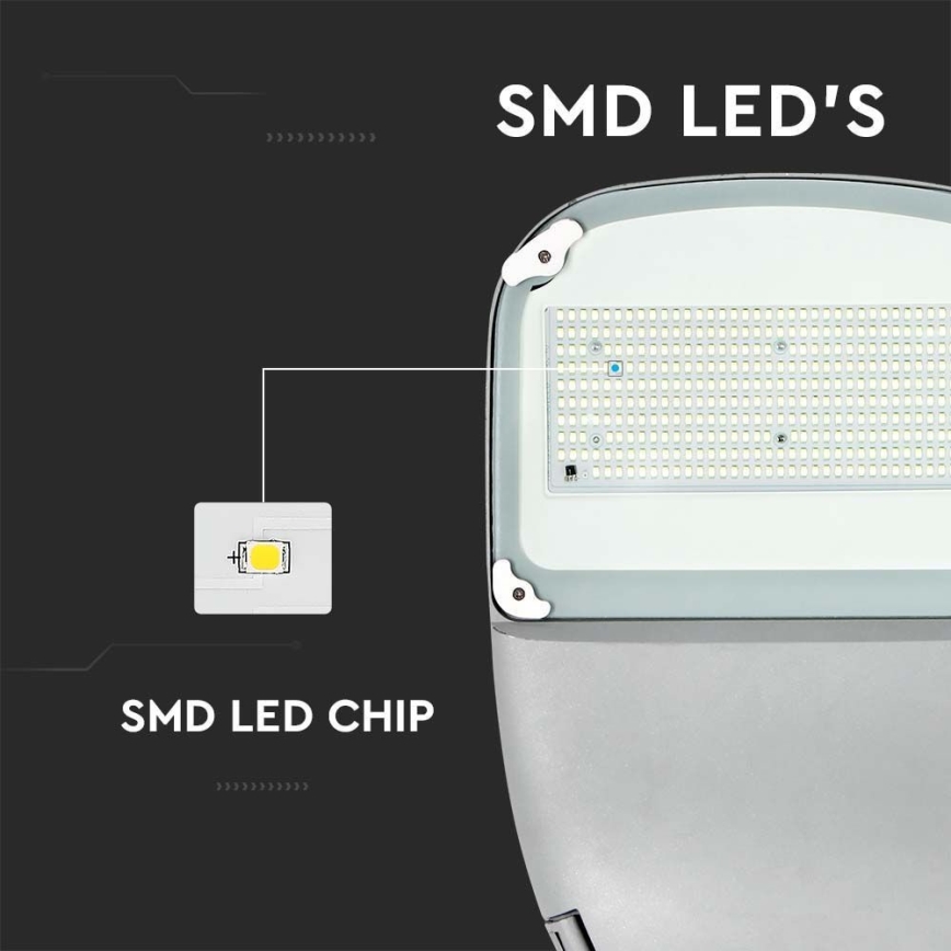 LED Ściemnialna solarny uliczna lampa SAMSUNG CHIP LED/50W/6,4V 4000K IP65 30000 mAh + zdalne sterowanie
