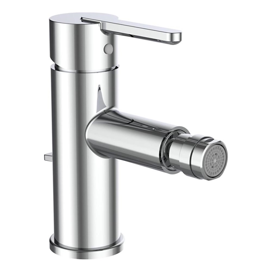 LAUFEN H3410810041141 - Kran do bidetu + odpływ z przelewem LUA chrom błyszczący