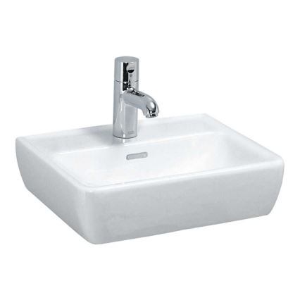 LAUFEN H8119510001041 - Umywalka nablatowa/wisząca PRO 45x34 cm ceramika/biały