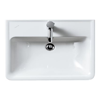 LAUFEN H8189510001041 - Umywalka nablatowa/wisząca PRO 55x48 cm ceramika/biały