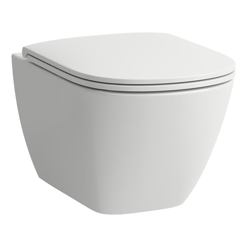 LAUFEN H8660800000001 - WC wiszące LUA, ceramika/biała + deska sedesowa SoftClose LUA, duroplast/biała