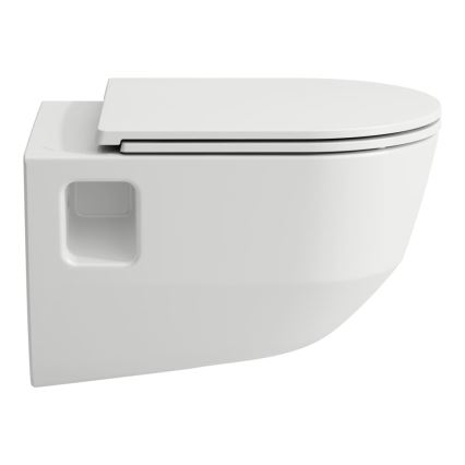 LAUFEN H8669540000001 - WC podwieszane PRO ceramika/biała + deska sedesowa SoftClose PRO duroplast/biała