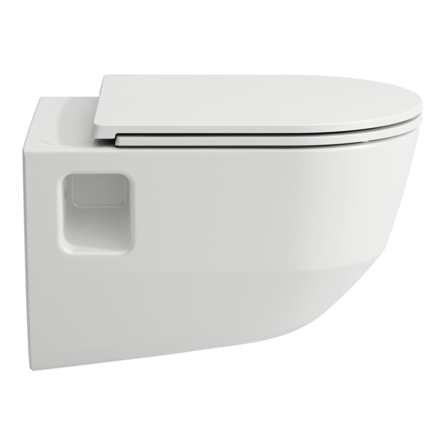 LAUFEN H8669540000001 - WC podwieszane PRO ceramika/biała + deska sedesowa SoftClose PRO duroplast/biała