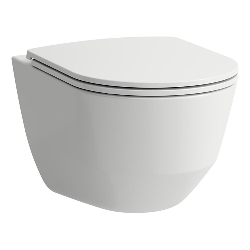 LAUFEN H8669570000001 - WC wiszące PRO, ceramika/biała + deska sedesowa SoftClose PRO, duroplast/biała