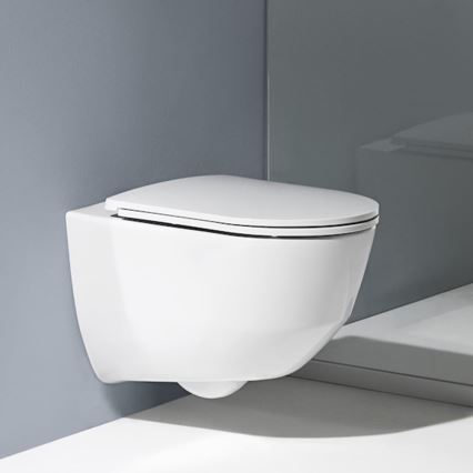 LAUFEN H8669570000001 - WC wiszące PRO, ceramika/biała + deska sedesowa SoftClose PRO, duroplast/biała