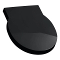 LAUFEN H8942820200001 - Pokrywa do pisuaru SoftClose VAL, duroplast, błyszcząca czerń
