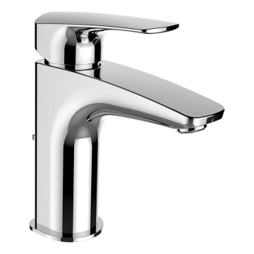 LAUFEN HF500701100000 - Kran do umywalki + odpływ z przelewem LAURIN 16,2 cm chrom błyszczący