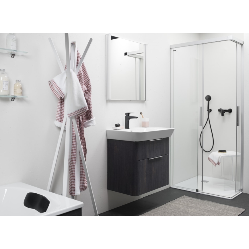 LAUFEN HF500702428000 - Kran do umywalki LAURIN 16,2 cm tytanowy matowy czarny