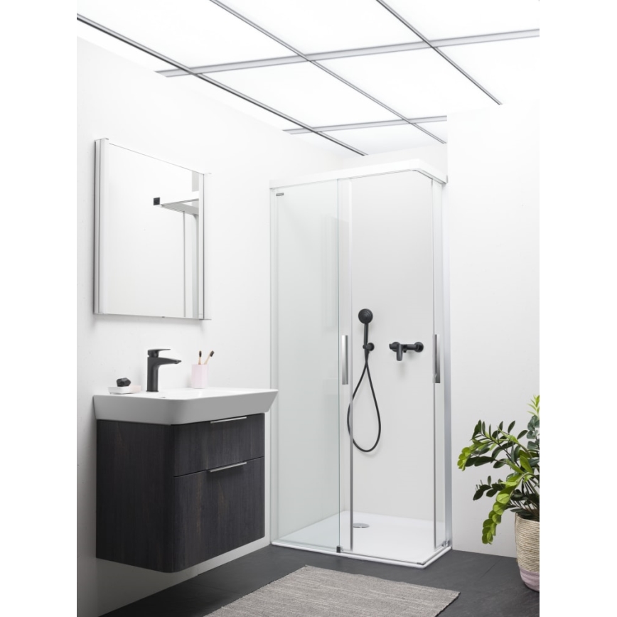 LAUFEN HF500702428000 - Kran do umywalki LAURIN 16,2 cm tytanowy matowy czarny