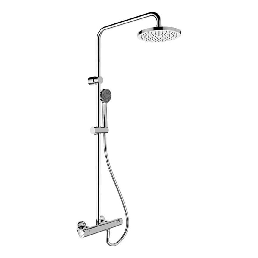 LAUFEN HF500957100600 - Zestaw prysznicowy z baterią termostatyczną CITYPRO chrom błyszczący