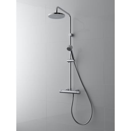 LAUFEN HF500957100600 - Zestaw prysznicowy z baterią termostatyczną CITYPRO chrom błyszczący