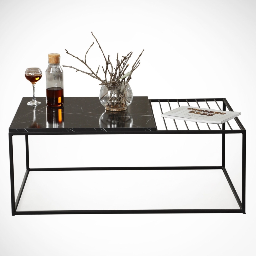 Ława ZINUS 43x95 cm czarny