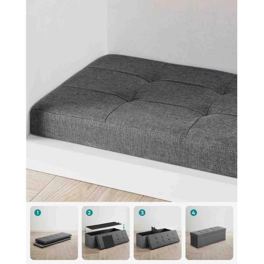 Ławka SULTAN ciemnoszara