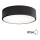 Łazienkowa lampa sufitowa z czujnikiem CLEO 2xE27/24W/230V śr. 30 cm czarna IP54