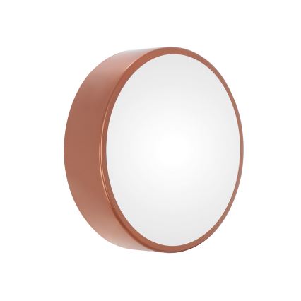 Lampa sufitowa do łazienki z czujnikiem CLEO 2xE27/24W/230V, śr. 30 cm, miedziana, IP54