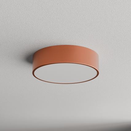 Lampa sufitowa do łazienki z czujnikiem CLEO 2xE27/24W/230V, śr. 30 cm, miedziana, IP54