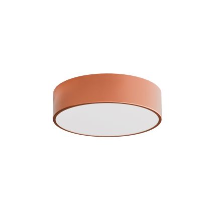 Lampa sufitowa do łazienki z czujnikiem CLEO 2xE27/24W/230V, śr. 30 cm, miedziana, IP54