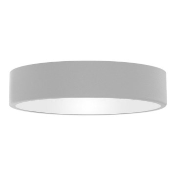 Łazienkowa lampa sufitowa z czujnikiem CLEO 3xE27/24W/230V o średnicy 40 cm szara IP54