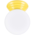 Łazienkowa lampa sufitowa ZORI 1xG9/8W/230V śr. 12 cm IP44 żółta