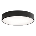 Łazienkowa oprawa sufitowa CLEO z czujnikiem — 4× E27, 24 W, 230 V, średnica 50 cm, IP54, czarna