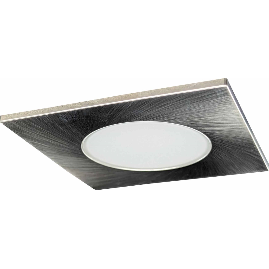 Wpuszczana oprawa sufitowa LED do łazienki BONO LED/8W/230V 3000K IP65 chrom matowy