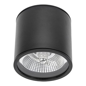 Łazienkowe oświetlenie punktowe CHLOE AR111 1xGU10/12W/230V IP65 okrągłe czarne