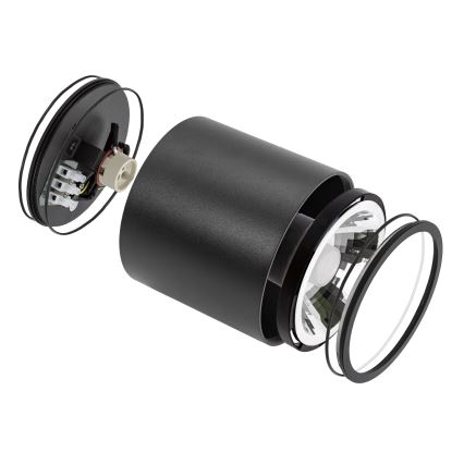 Łazienkowe oświetlenie punktowe CHLOE AR111 1xGU10/12W/230V IP65 okrągłe czarne