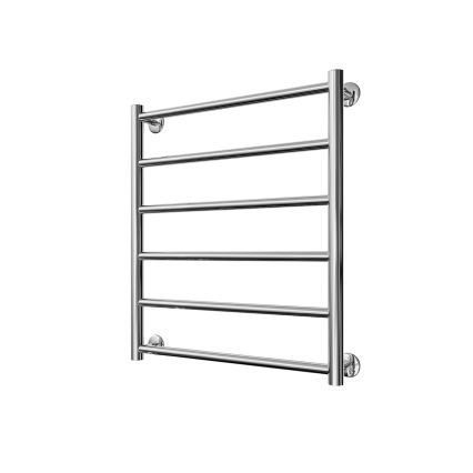 Łazienkowy grzejnik drabinkowy INOX FLAT 122W/230V 57x43 cm stal nierdzewna/błyszczący chrom