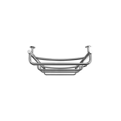 Łazienkowy grzejnik drabinkowy LUX 105W/230V 81x52 cm stal nierdzewna/błyszczący chrom prawy
