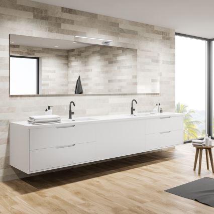 Łazienkowy kinkiet LED SHINE 11W/230V 45 cm IP44 chrom błyszczący