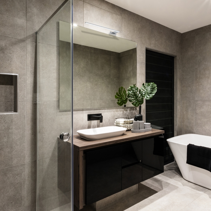 Łazienkowy kinkiet LED SHINE 11W/230V 45 cm IP44 chrom błyszczący