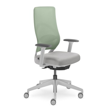 LD Seating - Krzesło biurowe ARCUS szare/zielone