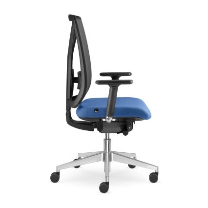 LD Seating - Krzesło biurowe LEAF czarne/niebieskie