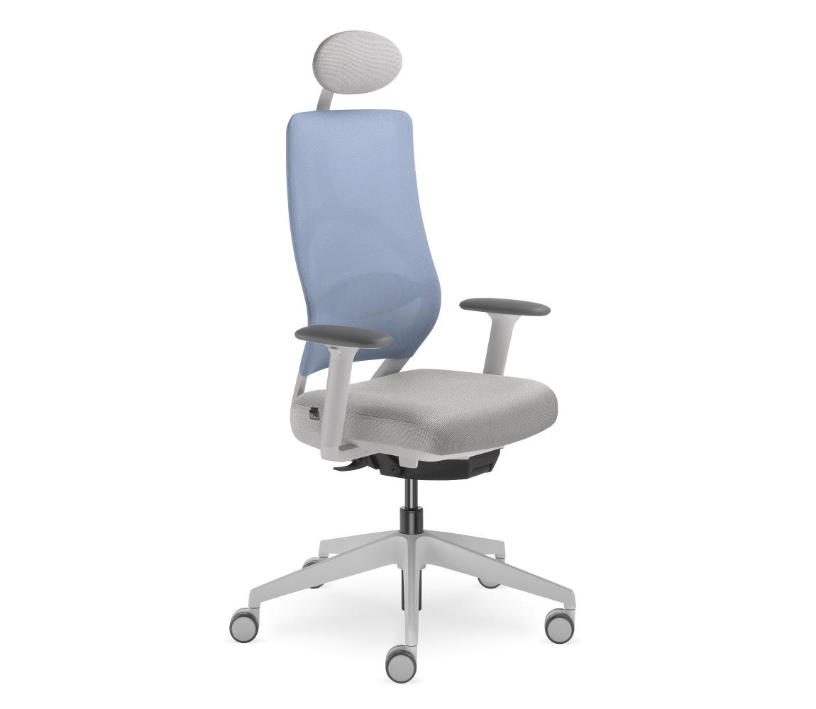 LD Seating - Krzesło biurowe ARCUS niebieskie/szare