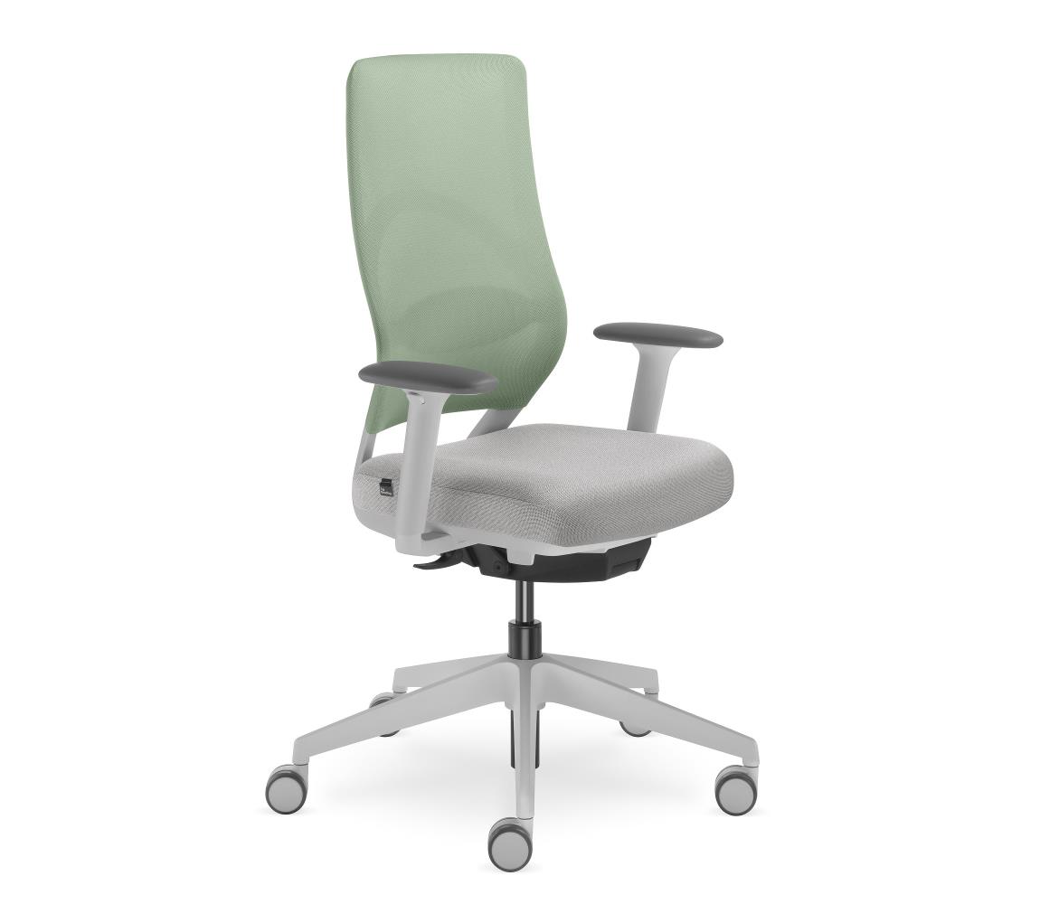 LD Seating - Krzesło biurowe ARCUS szare/zielone