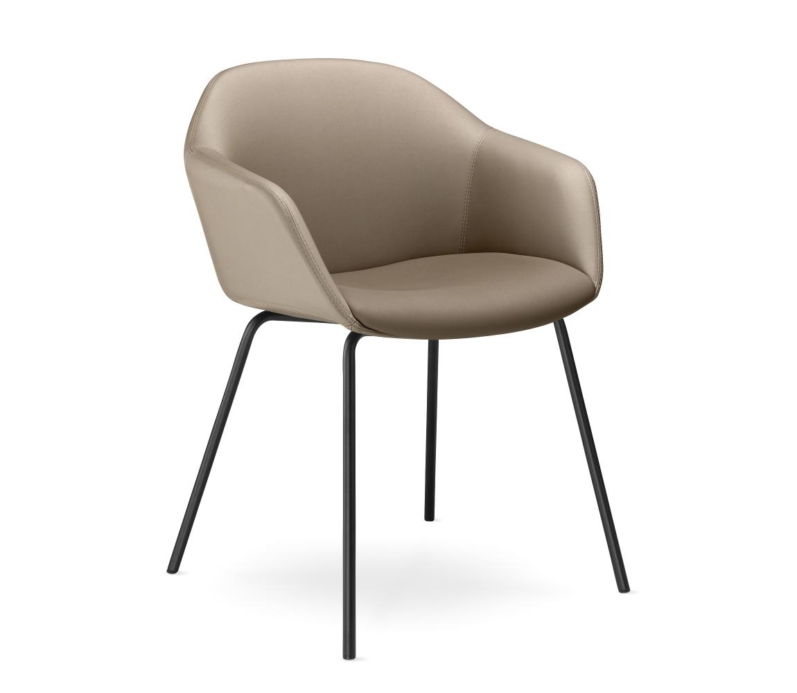 LD Seating - Krzesło biurowe RIVA brązowe