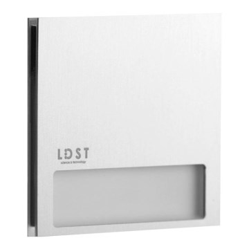 LDST AL-01-SS-BZ5 - LED oświetlenie schodowe ALEX 5xLED/1,2W/230V matowy chrom 6500K