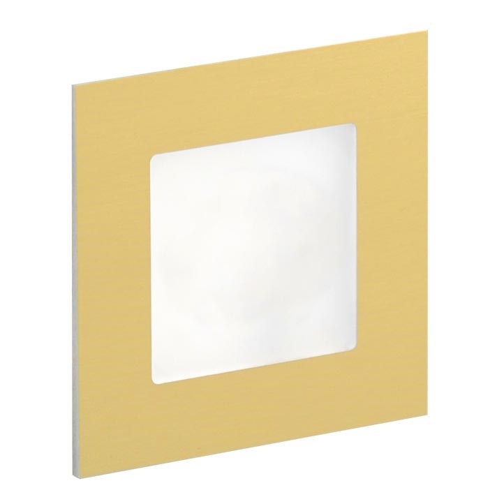 LDST AN-01-SZ-BC9 - LED oprawa schodowa ANGEL 9xLED/1,2W/230V złota 3500K