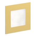 LDST AN-01-SZ-BZ9 - LED Oświetlenie schodowe ANGEL 9xLED/1,2W/230V złote 6500K