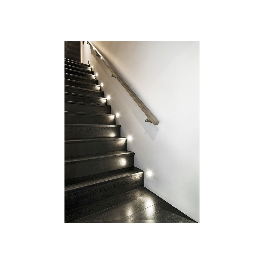 LDST DI-01-B-BZ12 - LED oświetlenie schodowe DIANA LED/1,2W/230V białe 6500K