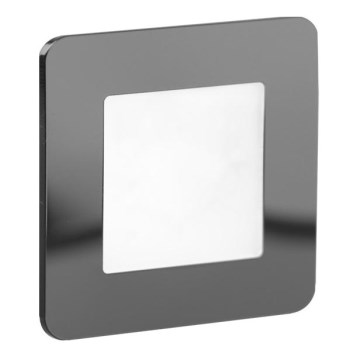 LDST DI-01-CB-BZ9 - LED Oświetlenie schodowe DIANA 9xLED/1,2W/230V błyszczący czarny 6500K
