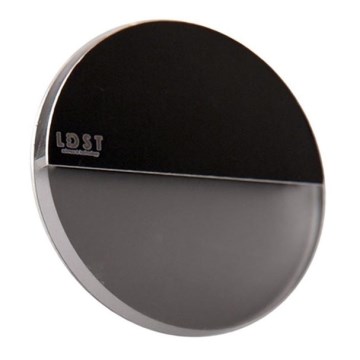 LDST RO-01-CB-BZ4 - LED Oprawa schodowa ROBIN 4xLED/1,2W/230V błyszcząca czarna