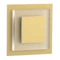LDST SU-01-SZ-BC8 - LED Oświetlenie schodowe SUNNY 8xLED/1,2W/230V złote 3500K