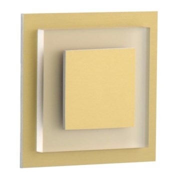 LDST SU-01-SZ-BC8 - LED Oświetlenie schodowe SUNNY 8xLED/1,2W/230V złote 3500K