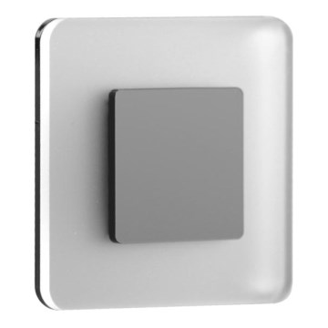LDST SW-01-CB-BZ8 - LED oświetlenie schodowe SWIFT 8xLED/1,2W/230V czarny połysk 6500K