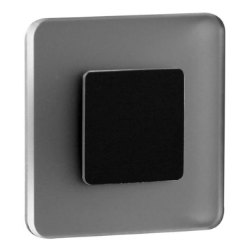 LDST SW-01-SC-BZ8 - LED Oświetlenie schodowe SWIFT 8xLED/1,2W/230V czarne matowe