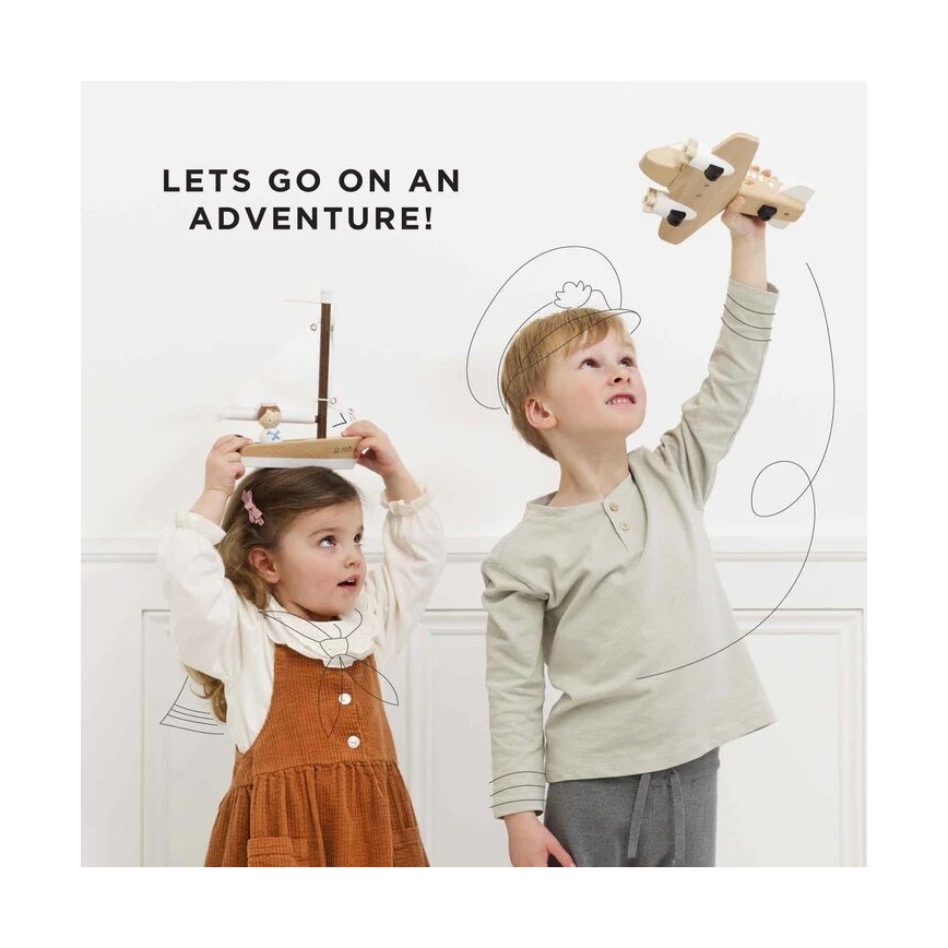 Le Toy Van - Drewniany samolot drewniany