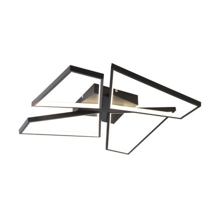 LED Regulowane oświetlenie sufitowe LED/115W/230V 3000-6500K czarne + pilot do zdalnego sterowania